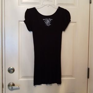 Black long tee